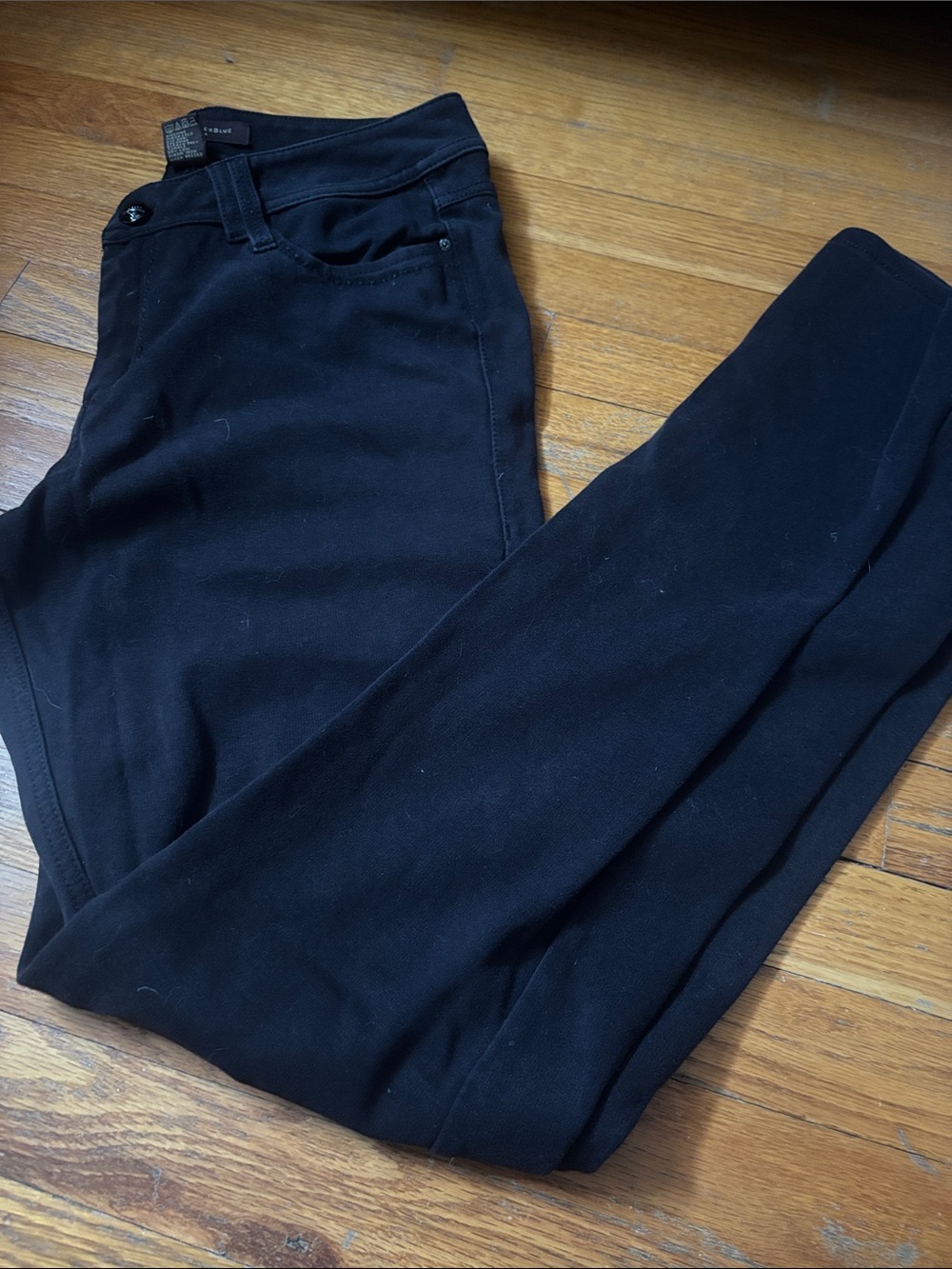 Christopher Blue Black Skinny Pants High-Rise Stretch